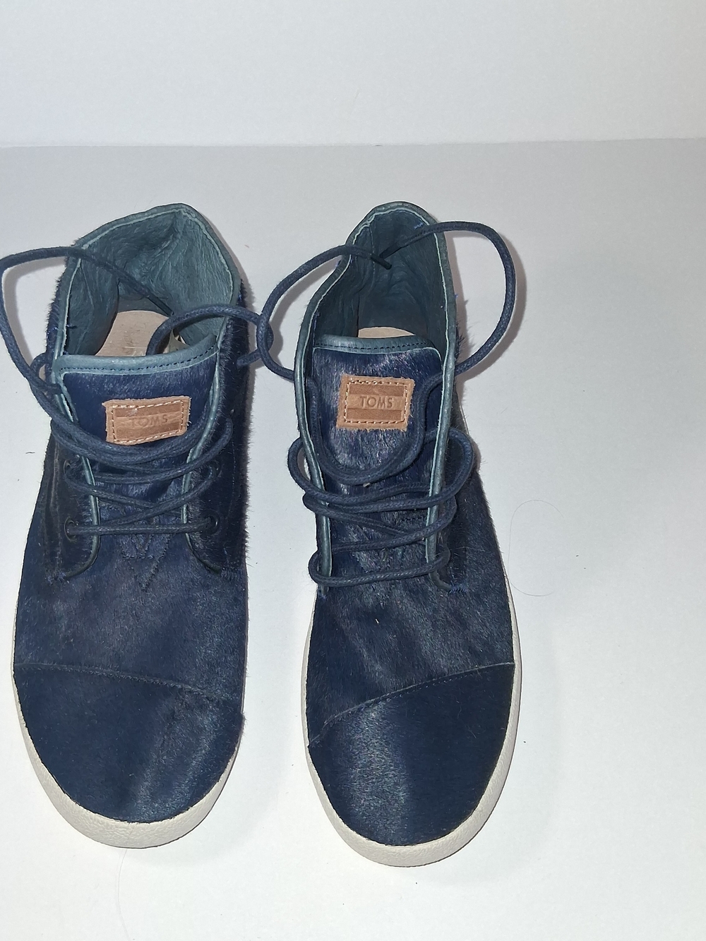 TOMS Women's Navy Mid-Top Sneakers Size 7